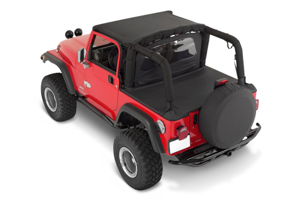 Smittybilt スミッティービルト トノカバー OEM ソフトトップ チャネルマウント カーキダイアモンド 07-13 JK 2DR