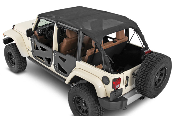 Smittybilt スミッティービルト メッシュエクステンドトップ 07-09 JK 4DR