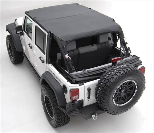 Smittybilt スミッティービルト エクステンドトップ ブラックダイアモンド 07-09 JK 4DR